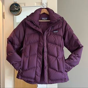 Patagonia Jackets \u0026 Coats | Patagonia Down with It Hooded Jacket Deep Plum Purple Size Small | Color: Purple | Size: S | Beezee234's Closet